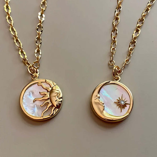 Collana Sole e Luna Sacra – in Madreperla