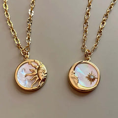 Collana Sole e Luna Sacra – in Madreperla